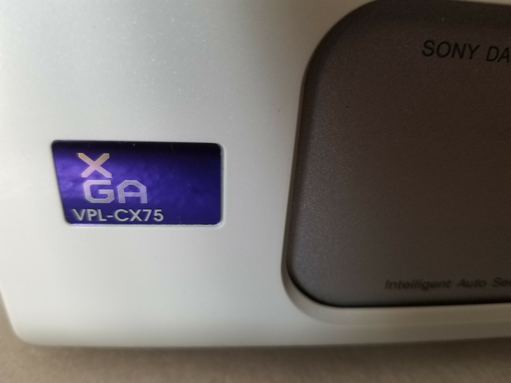 Sony, VPL-CX75, LCD Projector