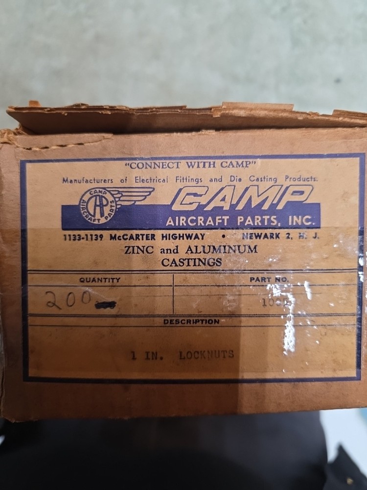 1" Zink And Aluminum Cast Locknuts