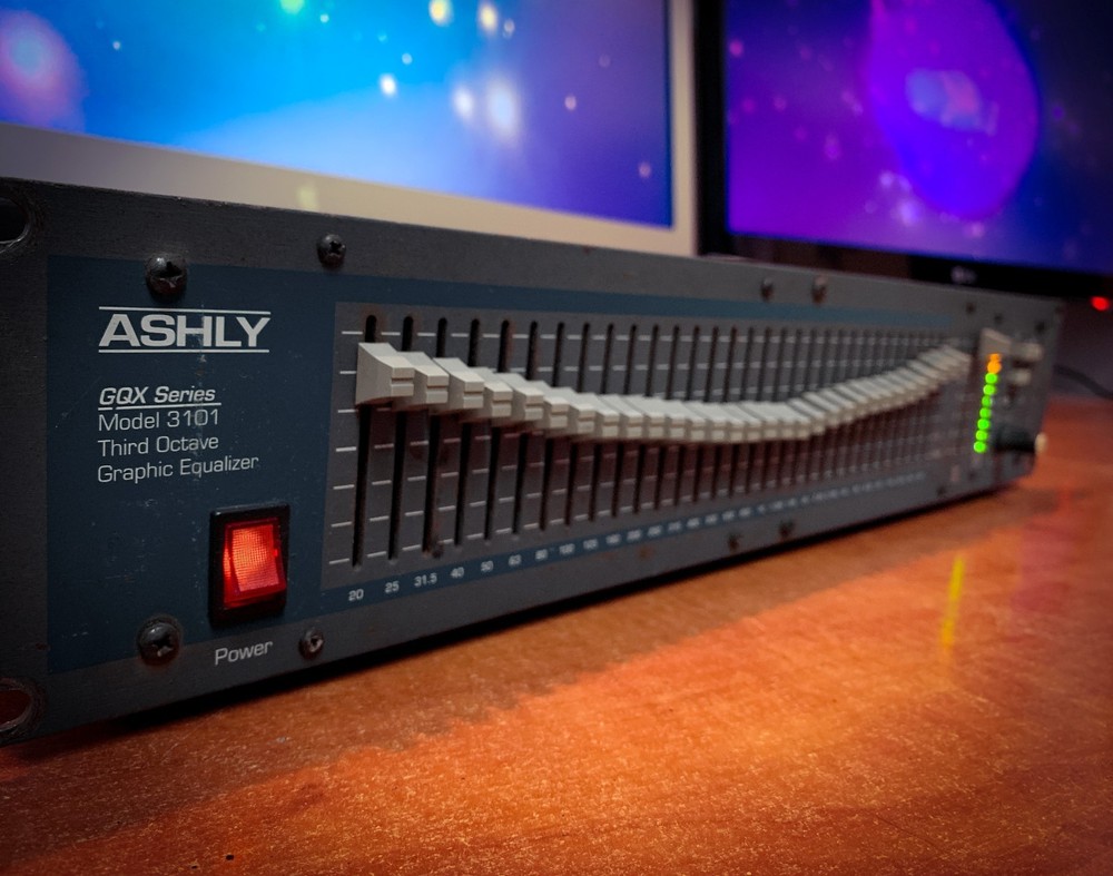ASHLY 3101 🌈RaRe🌈 Vintage Mono Equalizer Rack
