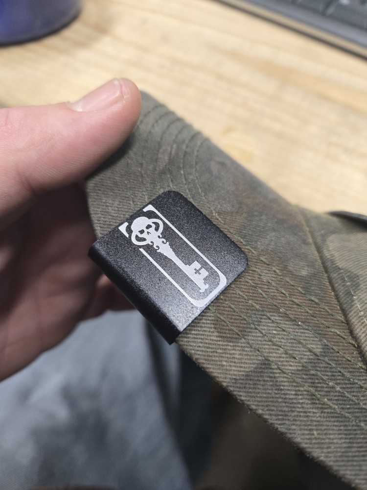 Chaves Knife Hat Clip Custom Laser Engraved