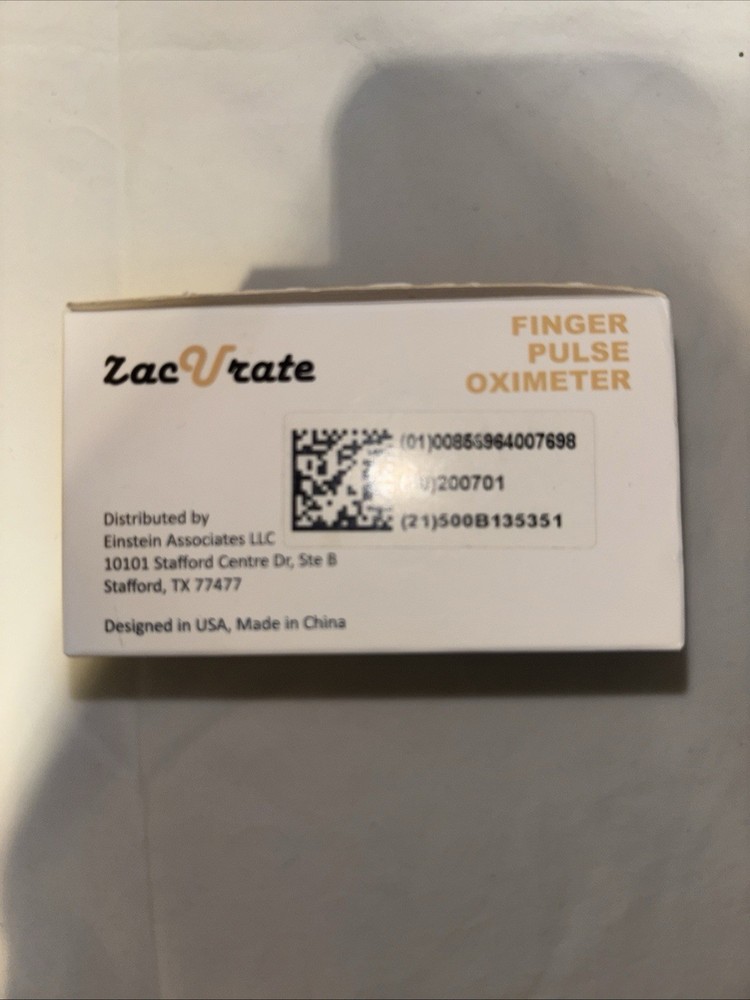 ZACURATE 500DL FINGER PULSE OXIMETER