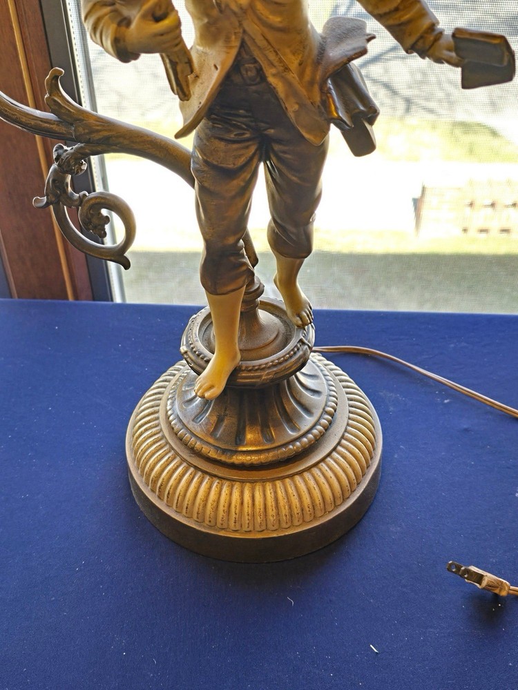 Hollywood Regency Vintage Boy Table Lamp
