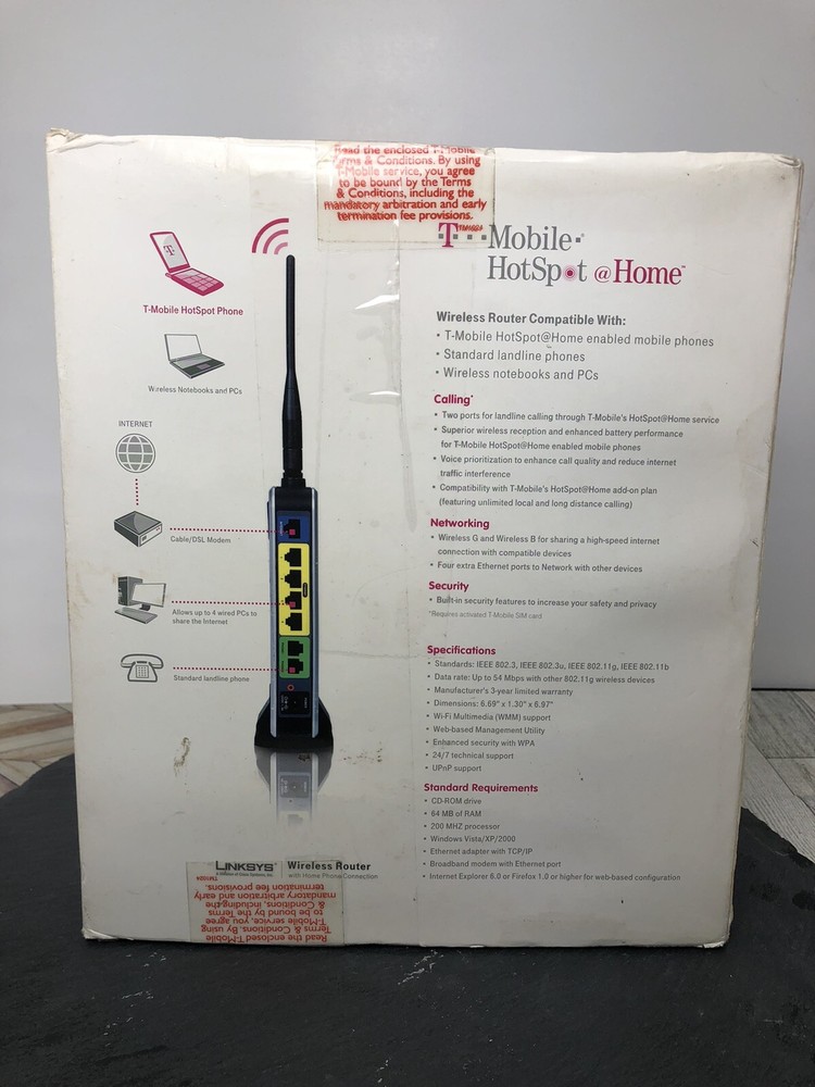 T-Mobile Linksys Wireless Router WRTU54G-TM