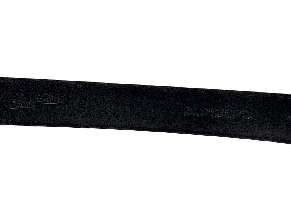 Frank & Oak Classic Mens Leather Belt Black Size 36