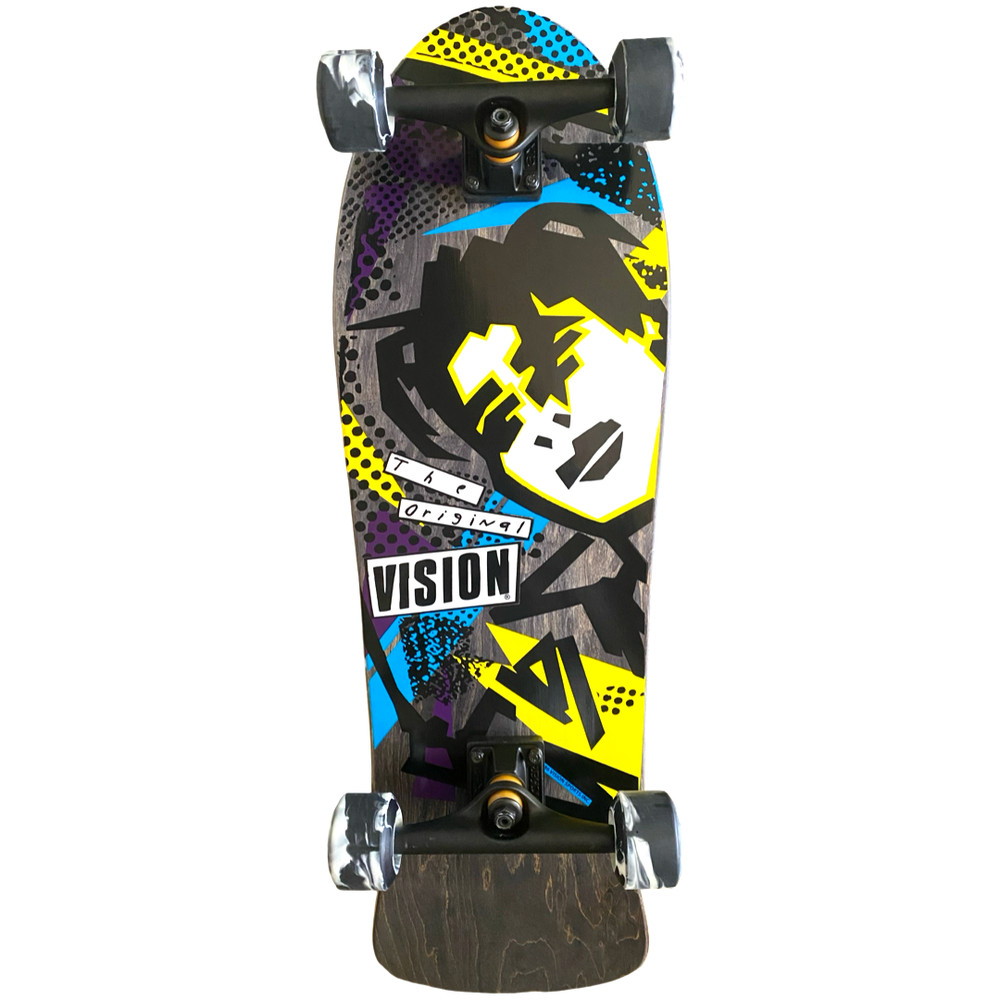 Official Vision Original MG Reissue Tracker Trucks Blurr Skateboard Complete