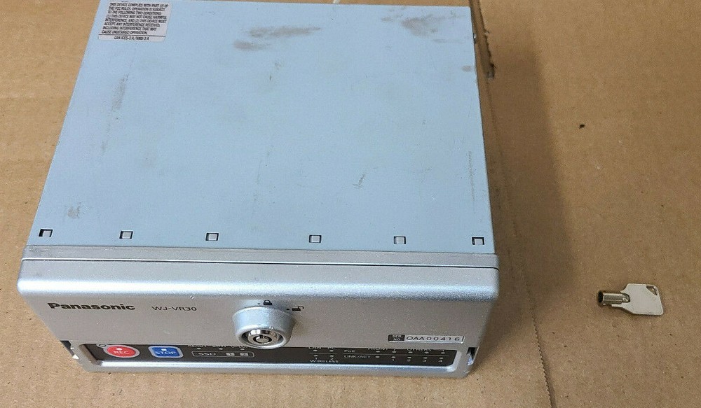 Panasonic Arbitrator Video Processing 360d recording + Power cable + Key WJ-VR30