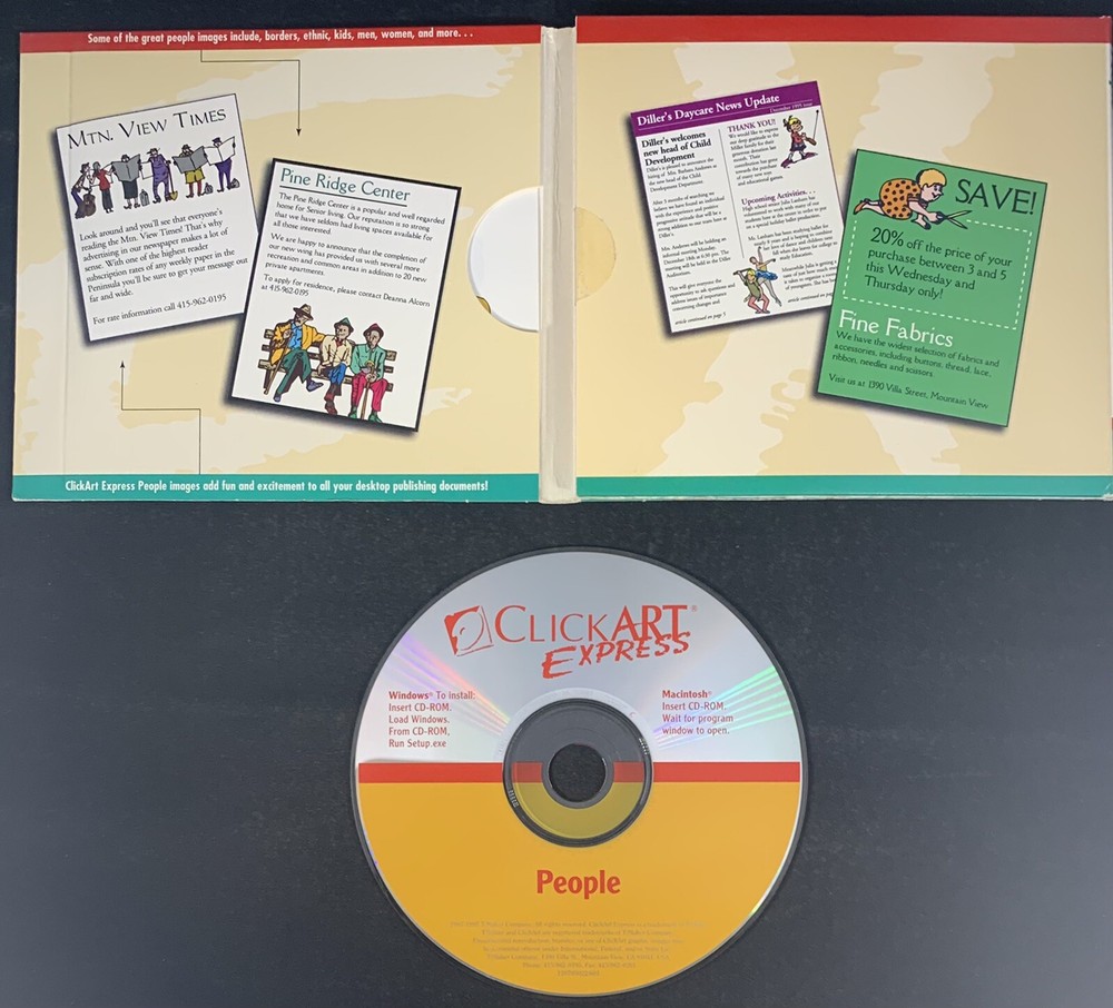 Click Art Express - People (PC, 1996)