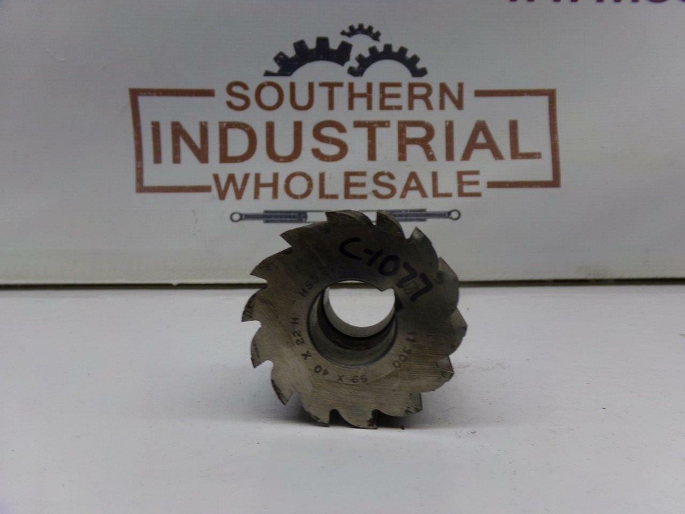 HSS 59x40x22H 14T Plain Milling Cutter