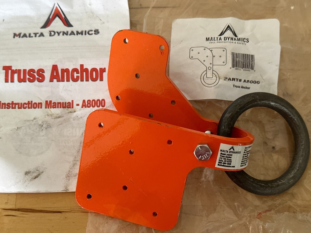 Malta Dynamics Truss Anchor A8000 Orange