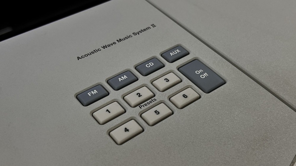 Bose Acoustic Wave Music System II CD-3000 White Remote