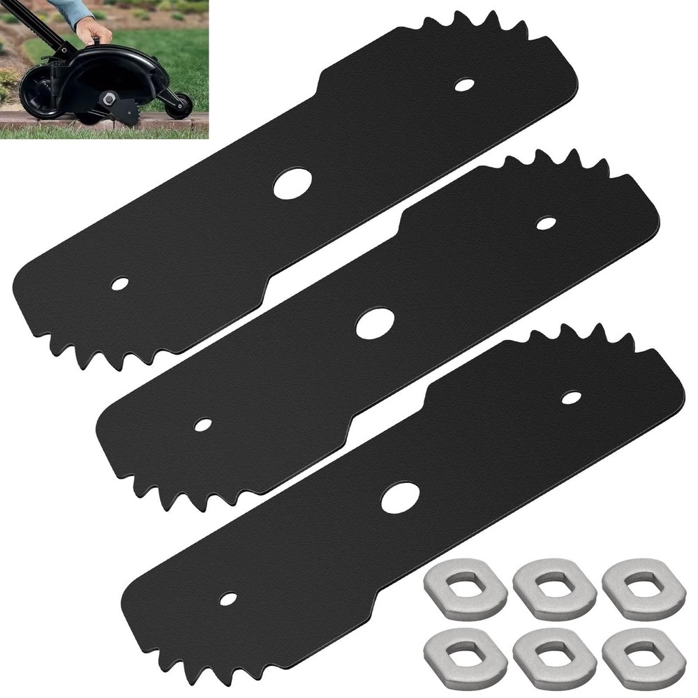 3 Pack EB-007 Edge Hog Heavy-Duty Edger Replacement Blade Compatible with...