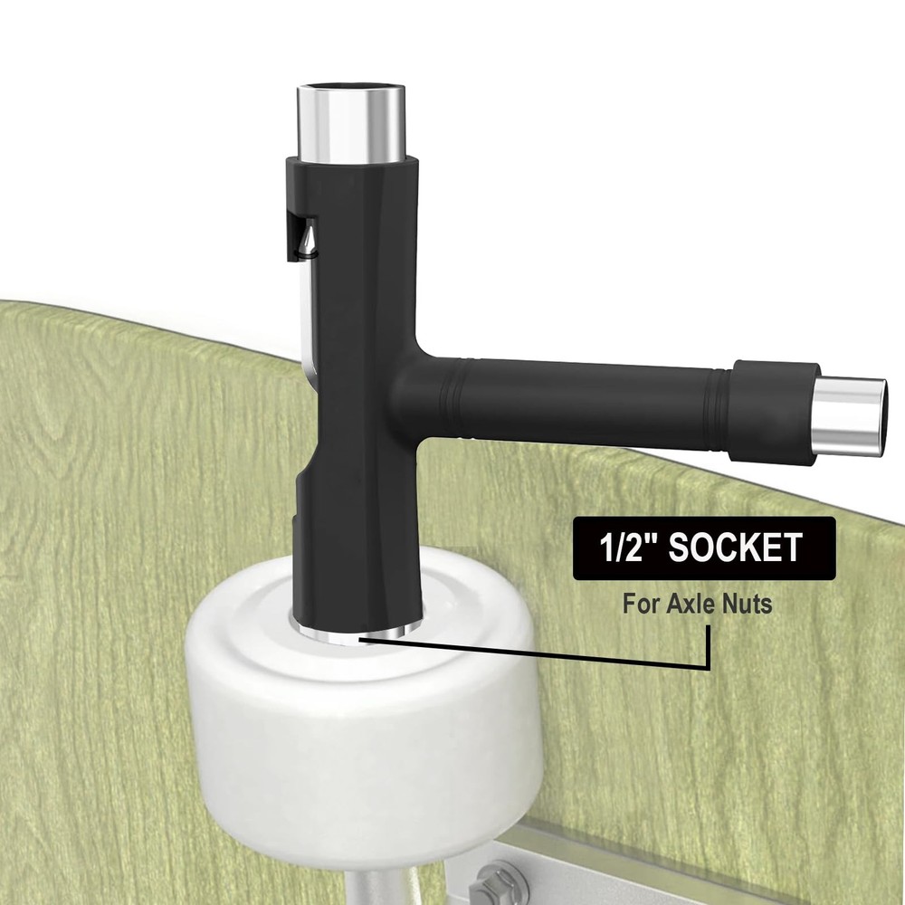 Professional Skate Tools, All-in-One Multi-Function Portable Skateboard T Tool