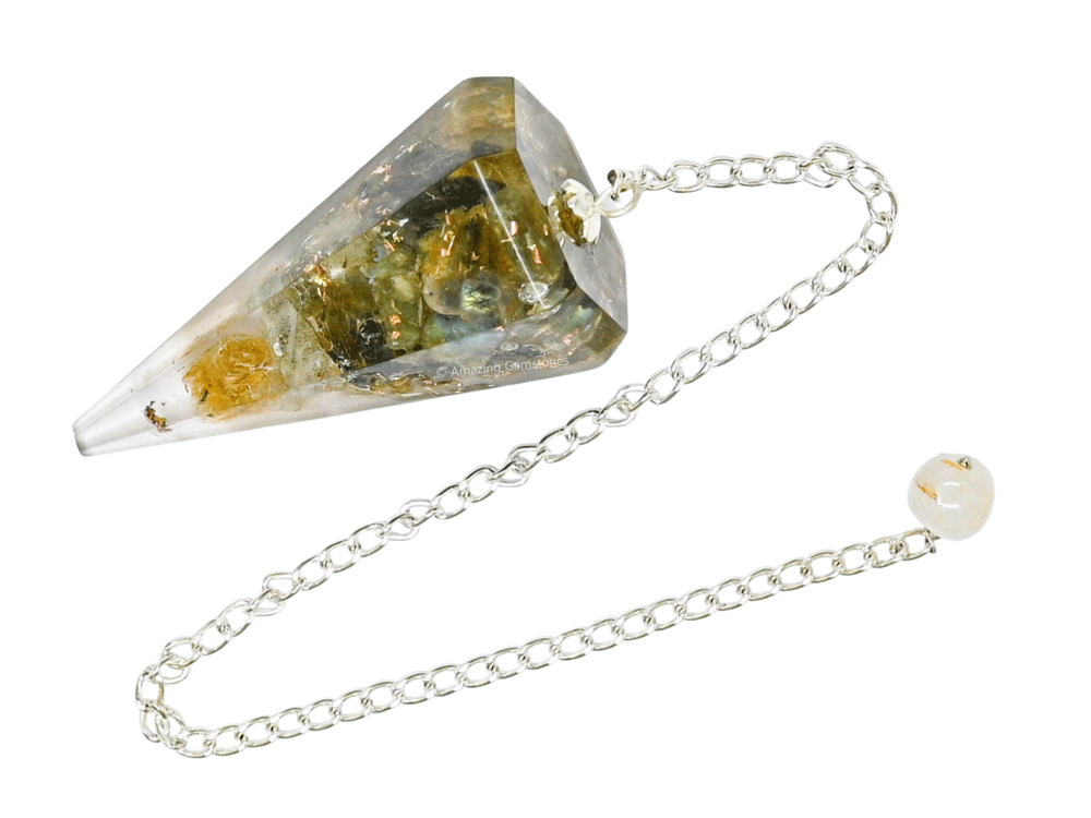 Labradorite Orgone Pendulum