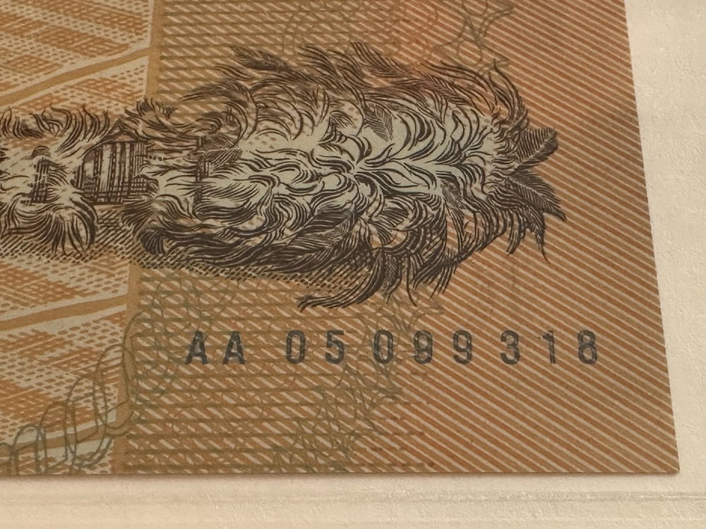 1988 Commemorative $10 Australian Note First Polymer Introduction AA Prefix
