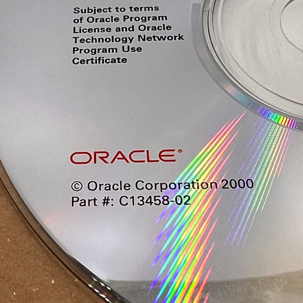 Oracle Oracle8i Lite CD 4.0.0.2.0 MS Windows NT C13458-02 Software
