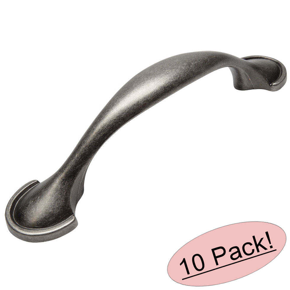 *10 Pack* Cosmas Cabinet Hardware Weathered Nickel Handle Pulls #6632WN