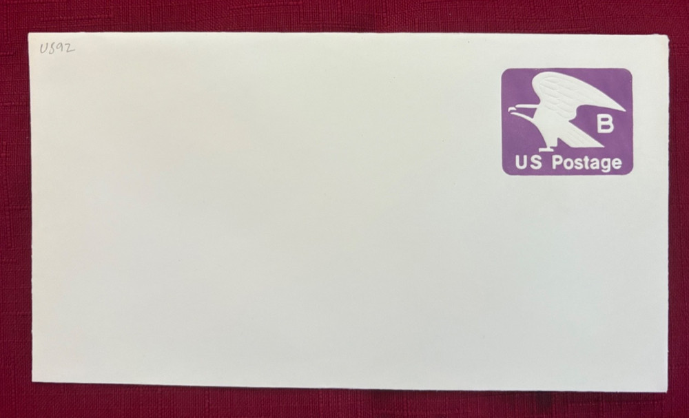 JOHN'S DEALS - US - SCOTT #U592 B EAGLE ENTIRE - MINT
