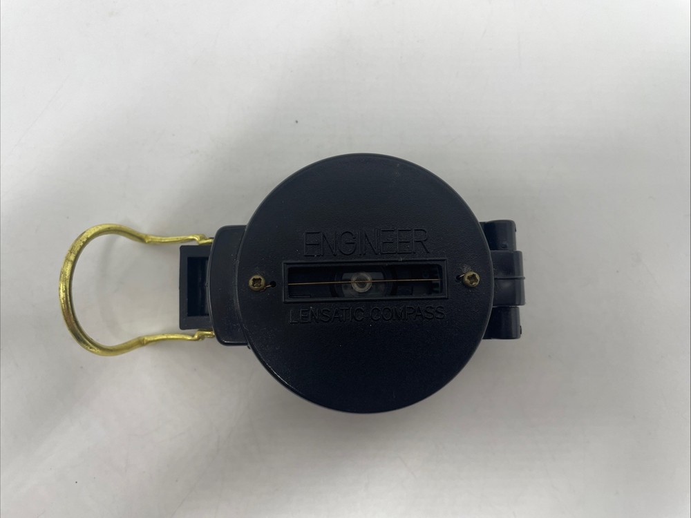Black Engineer Lensatic Directional Compass (Taiwan)