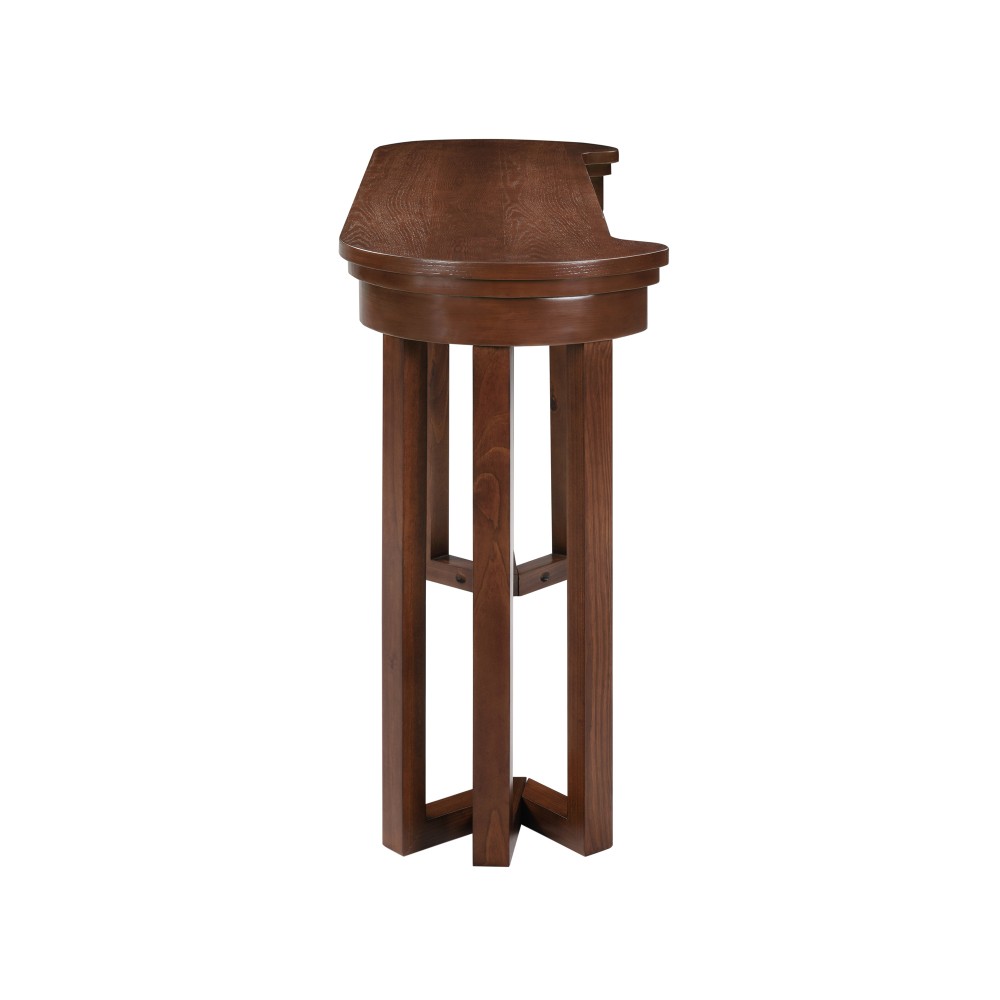 4 Piece Bar Table Set with3 PU Upholstered Bar Stools Breakfast Table