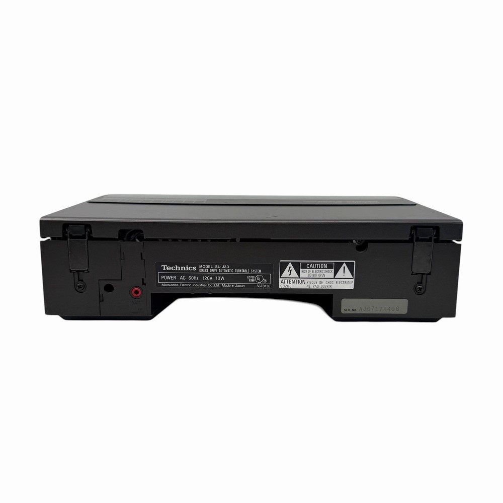 Technics SL-J33 Quartz Direct Drive Automatic Turntable Works