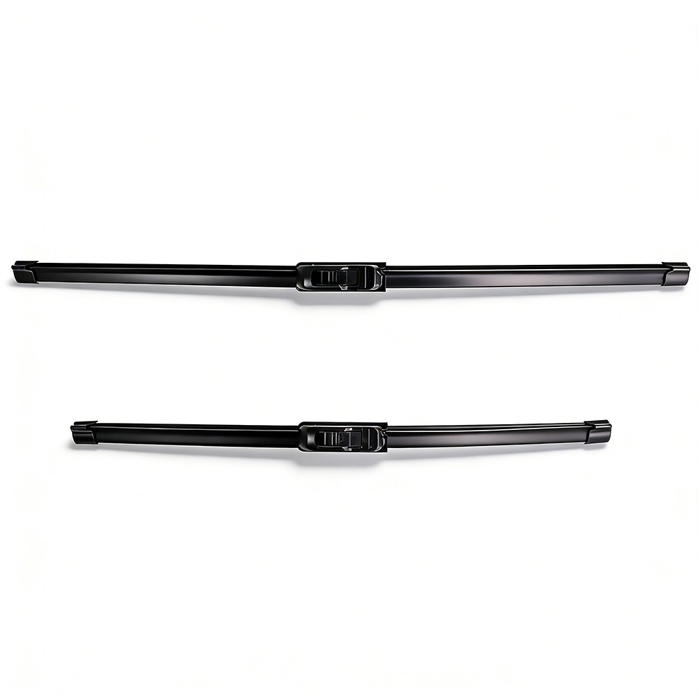 24" & 19" Front Windshield Wiper Blades J-HOOK Bracketless OEM Quality Jointless