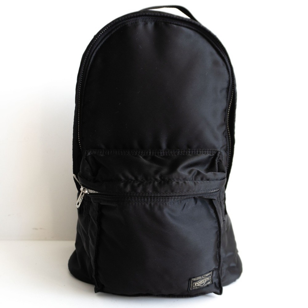 Porter TANKER Backpack Black Daypack Used From Japan