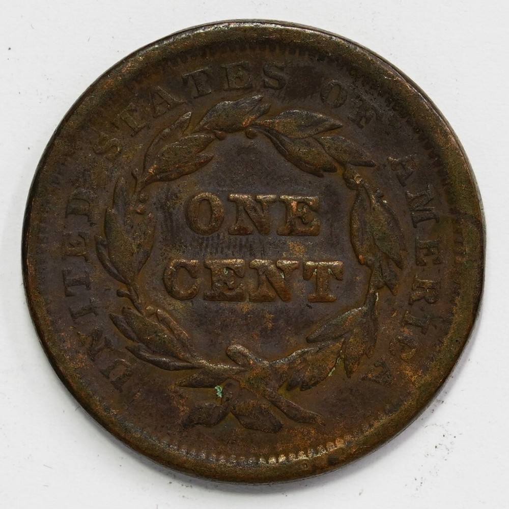 1841 Braided Hair Large Cent