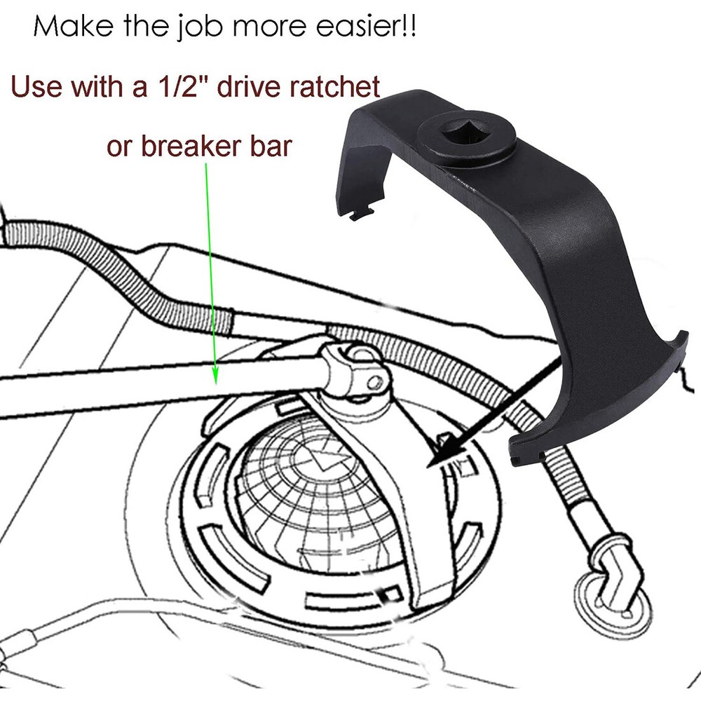 Universal Fuel Tank Lock Ring Tool + Adjustable Fuel Pump Module Spanner Wrench