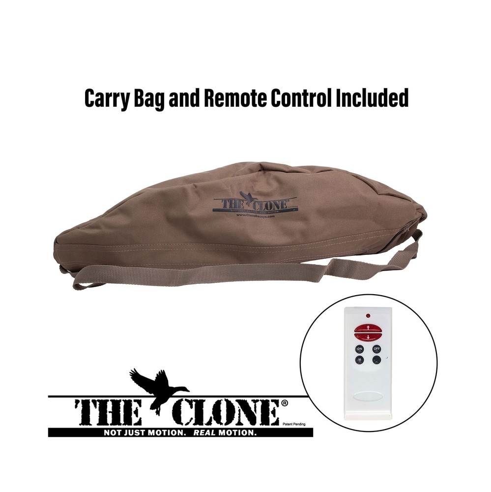 Higdon Outdoors Clone Snow Goose Flapping Motion Decoy with Adjustable Wing S...