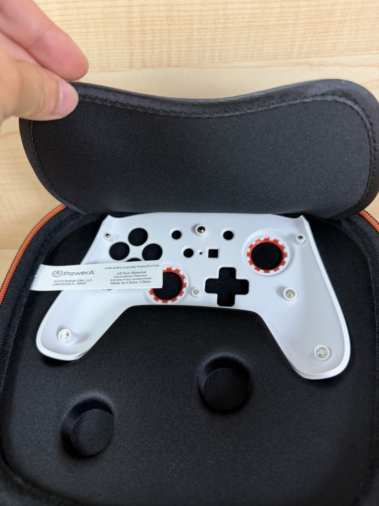 PowerA Fusion Pro Controller with Carrying Case, Cable & Faceplate Bundle