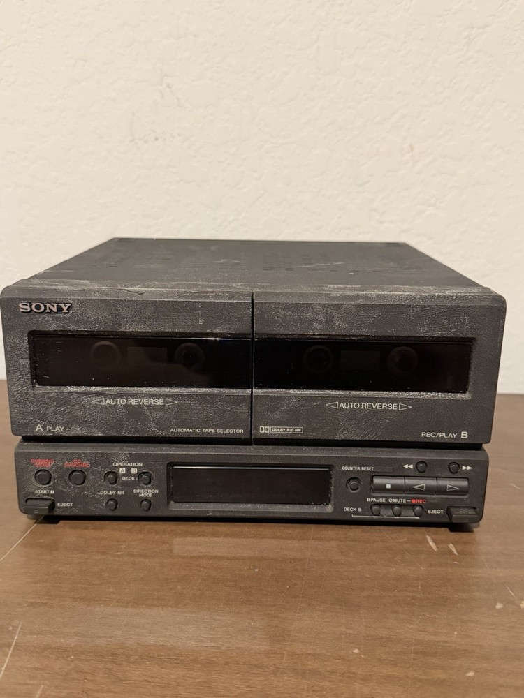 Sony TC-H3600 Stereo Cassette Deck Dual Auto Reverse Dolby