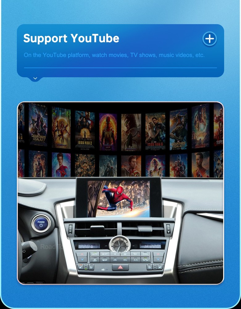 Wireless CarPlay Android Auto High Configuration Module For Lexus RX 2016-2019