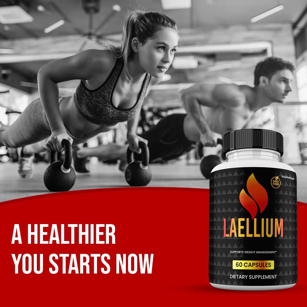 Laellium Capsules, Max Strength Formula, Laellium Supplement (5 pack)