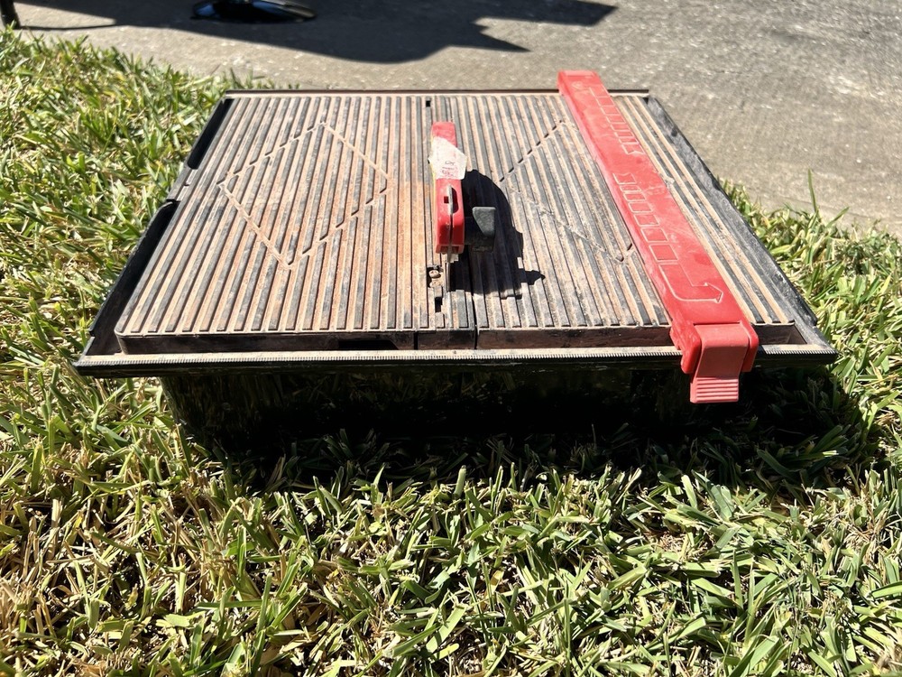 tile saw wet Habor Freight