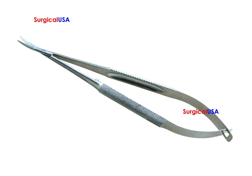 Micro Dissecting Scissors 5.75" Curved Blunt Points Delicate Pattern