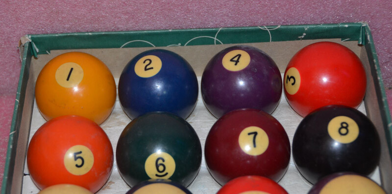 Vintage Aramith Belgian Pool Billards Balls.