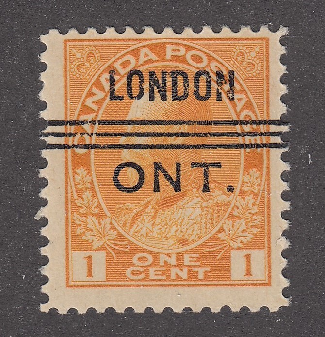 Canada Precancel "LONDON" 3-105d