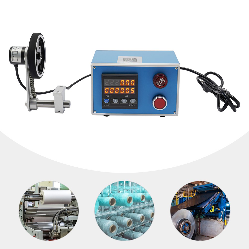 Length Meter Counter Digital Length Measuring Meter Wheel Roller Switchable NEW