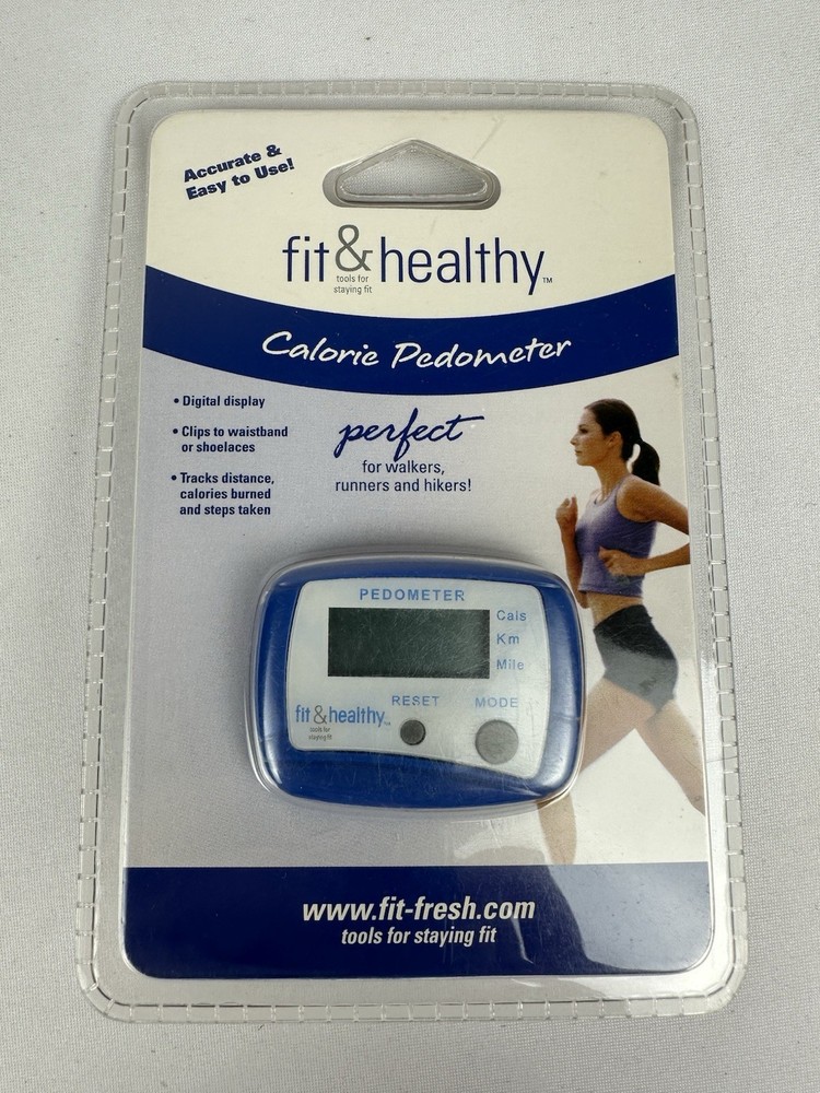 Fit & Healthy Calorie Counting Digital Pedometer