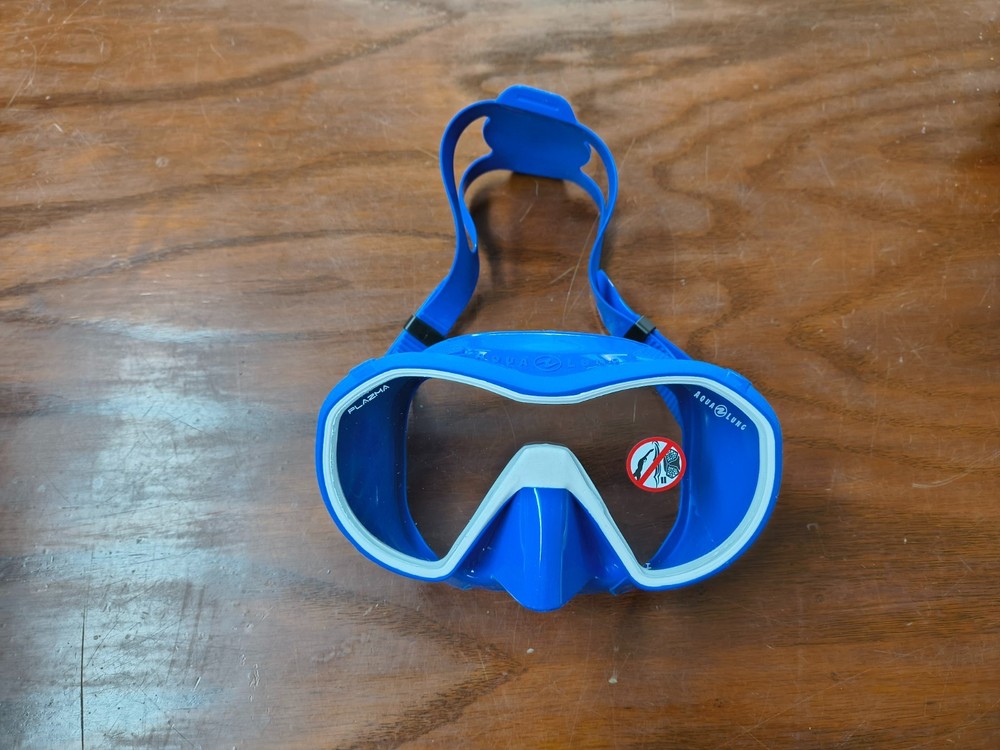 Aqua Lung Plazma Dive Mask Blue/White