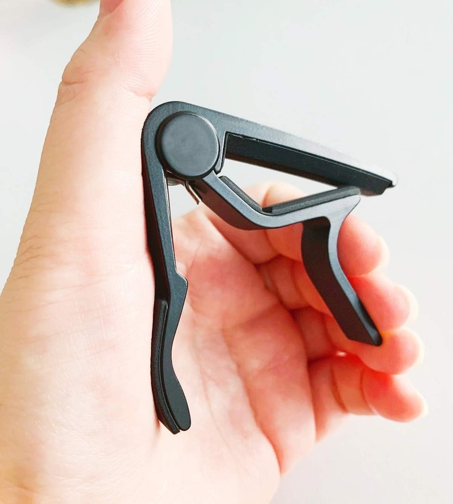 Pro Ukulele Capo for All Sizes, Quick-Release, Black