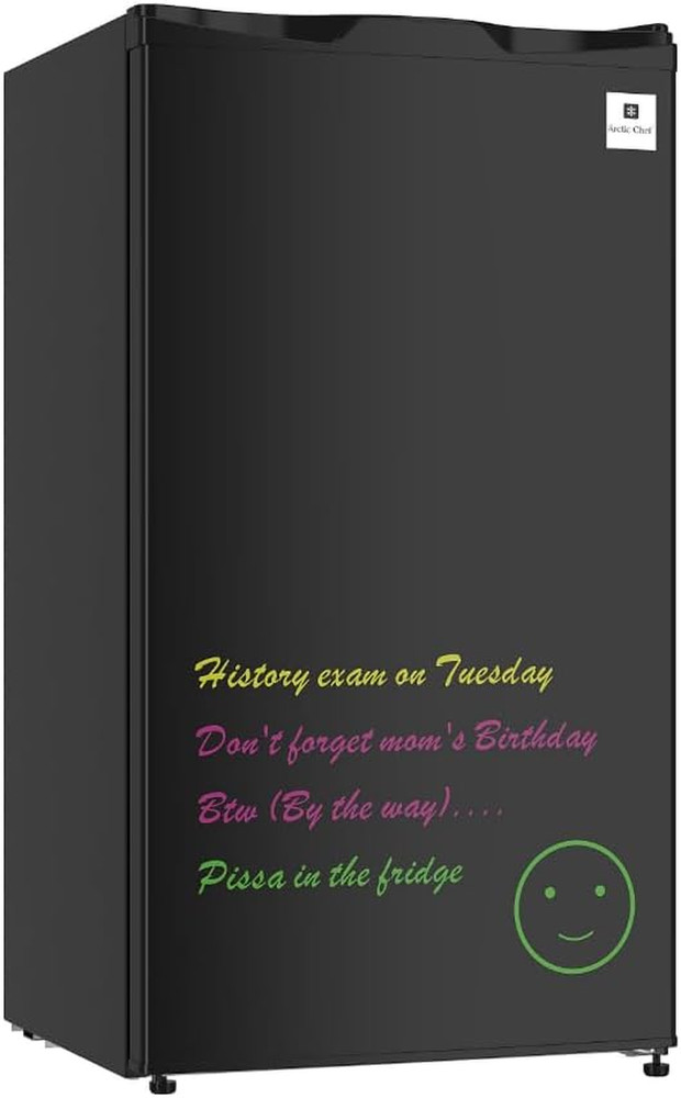 MINI FRIDGE, 3.2 Cu. Ft, Black Eraser BOARD