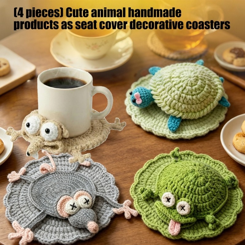 Flexible Polyester Cup Mat Thermal Protections Pad For Tables Counters Desks