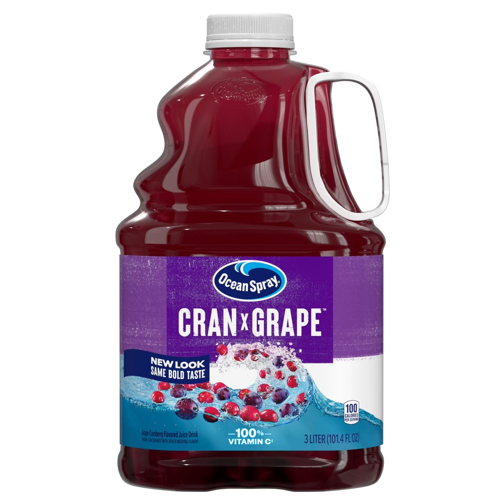 Ocean Spray Cran-Grape Juice Drink 101.4oz 3 Pack