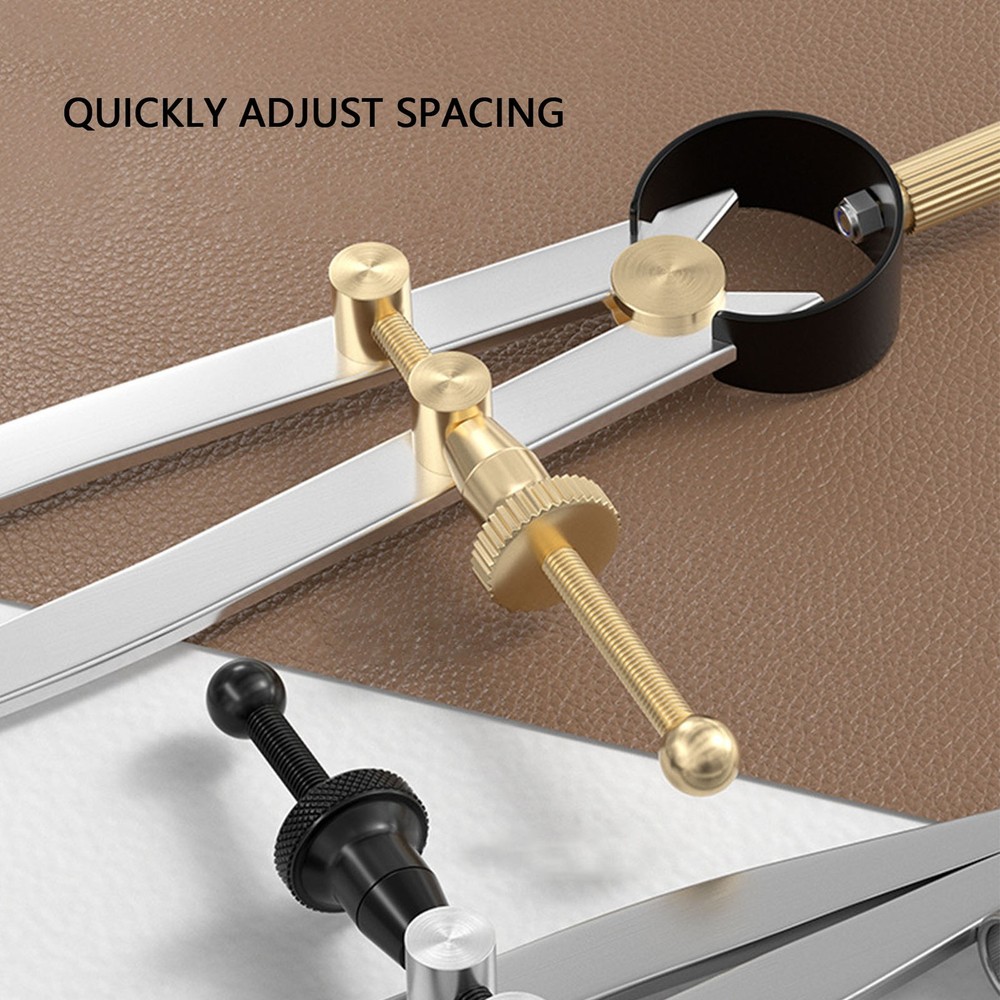 Adjustable Lockable Spring Wing Divider Caliper For Geometry Drawing Premium