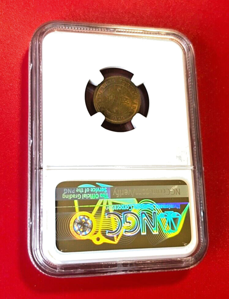 1967 MACAU 5 AVOS NGC MS 65