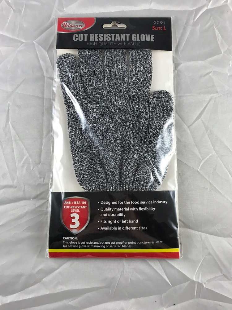 Winco GCR-L, Cut Resistant Glove, Large