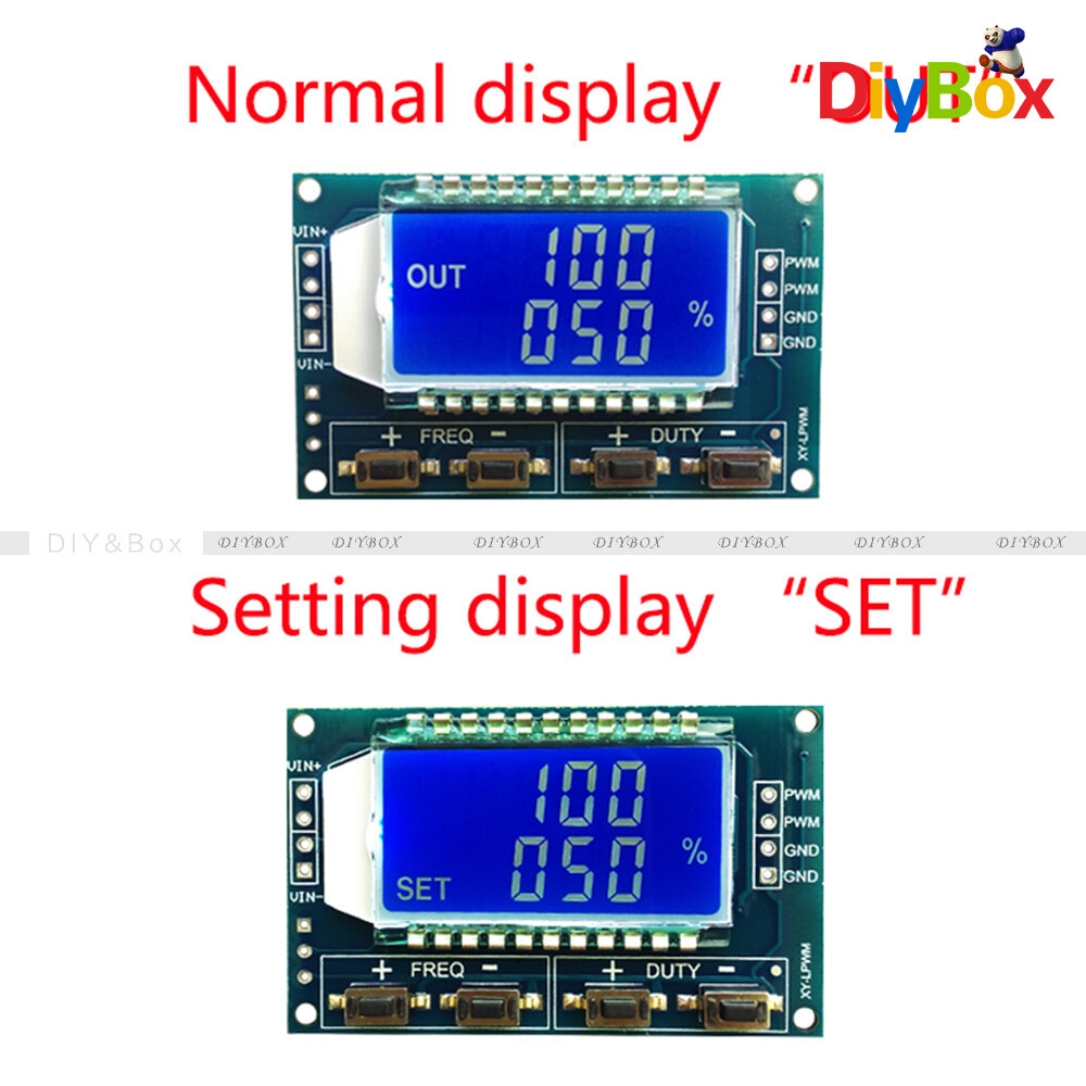 Signal Generator Adjustable Module PWM Pulse Frequency Duty Cycle Square Wave