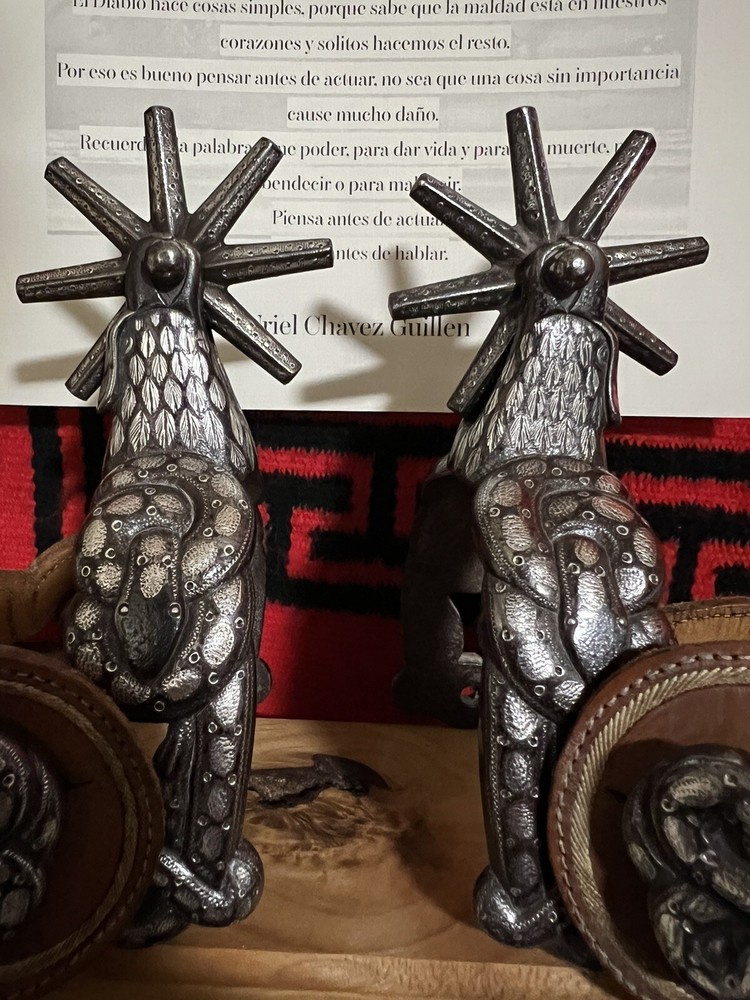 Antique Mexican Snake Spurs