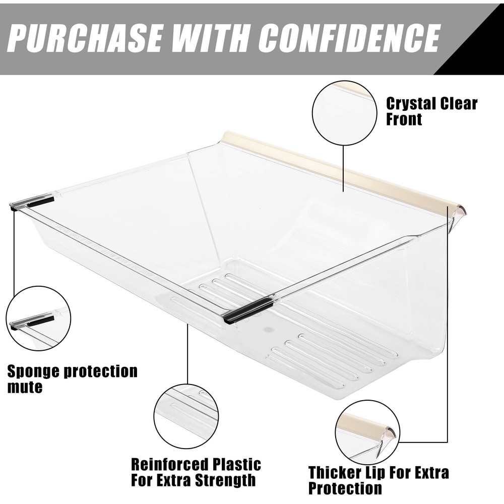 Crisper Pan Bottom Drawer Replace For Whirlpool Refrigerator WP2188664 2188664